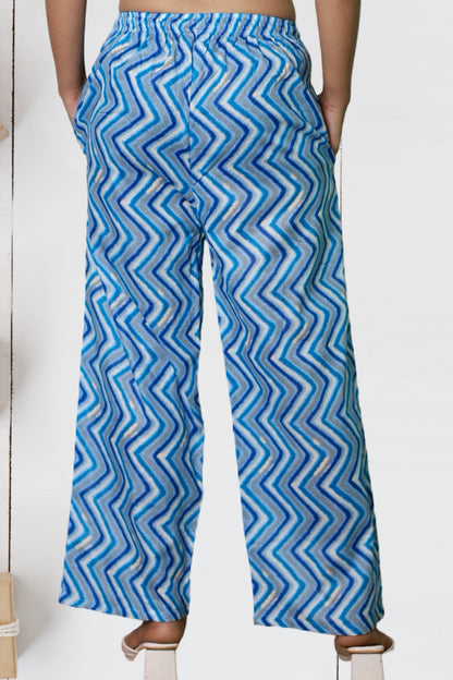 Plus Size Printed Palazzo Pant fully elasticated waistband with drawstring XXS to 15XL