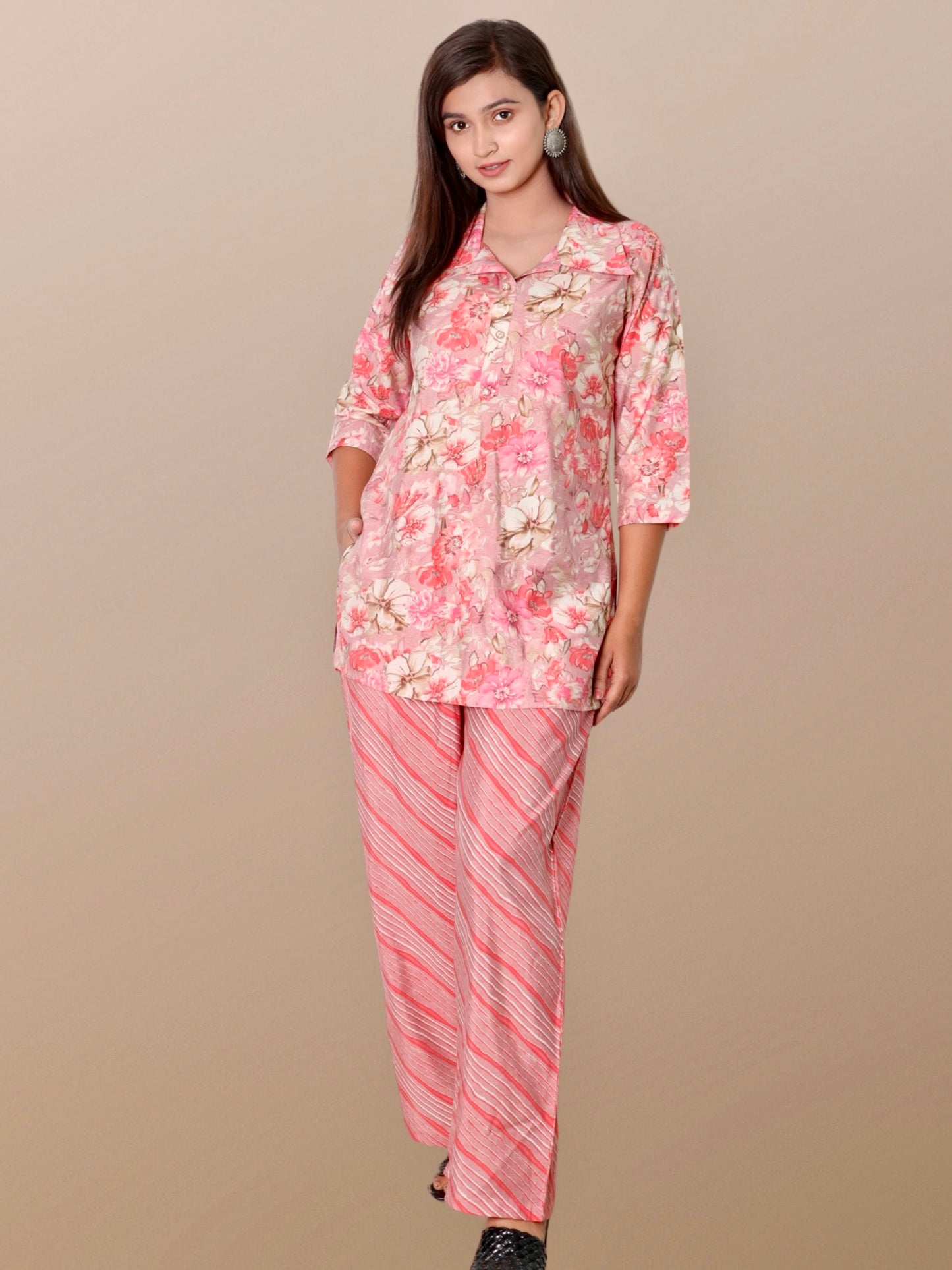 Co-Ord Set For Women / Tunic Palazzo Set For Women