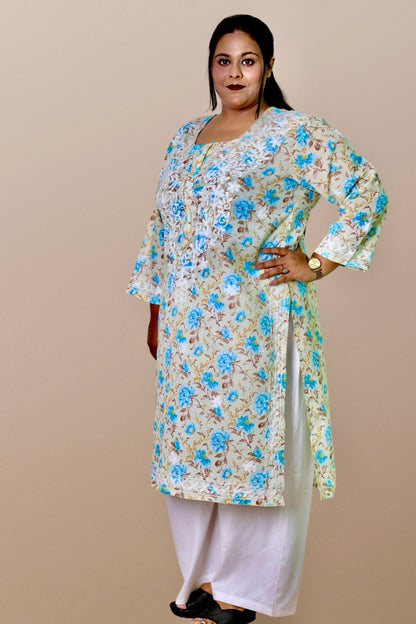 plus size kurta for women 10xl,11xl,12xl,13xl,14xl,15xl
chikankari kurta women embroidered aari work chikan kurti ethnic daily wear girls comfortable regular lakhnavi chicken kurty, 