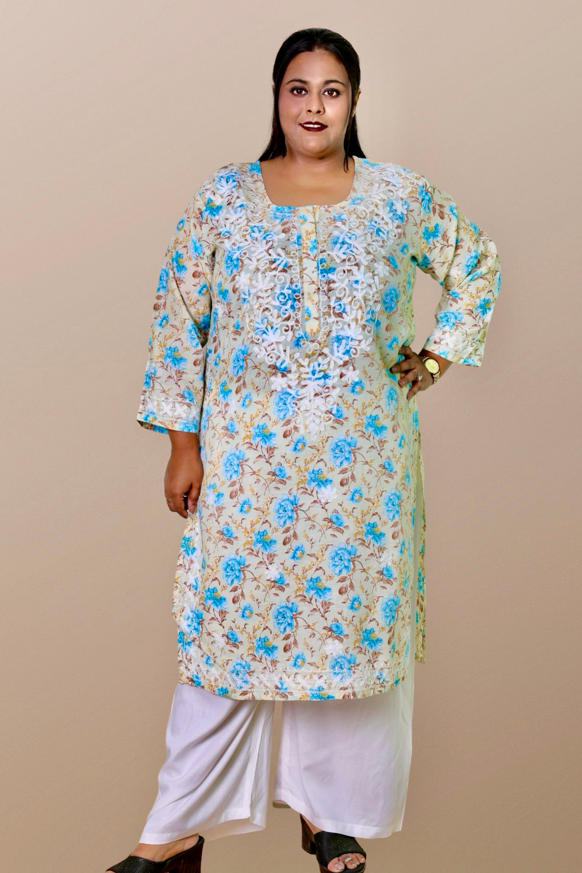 plus size kurta for women 10xl,11xl,12xl,13xl,14xl,15xl
chikankari kurta women embroidered aari work chikan kurti ethnic daily wear girls comfortable regular lakhnavi chicken kurty, 