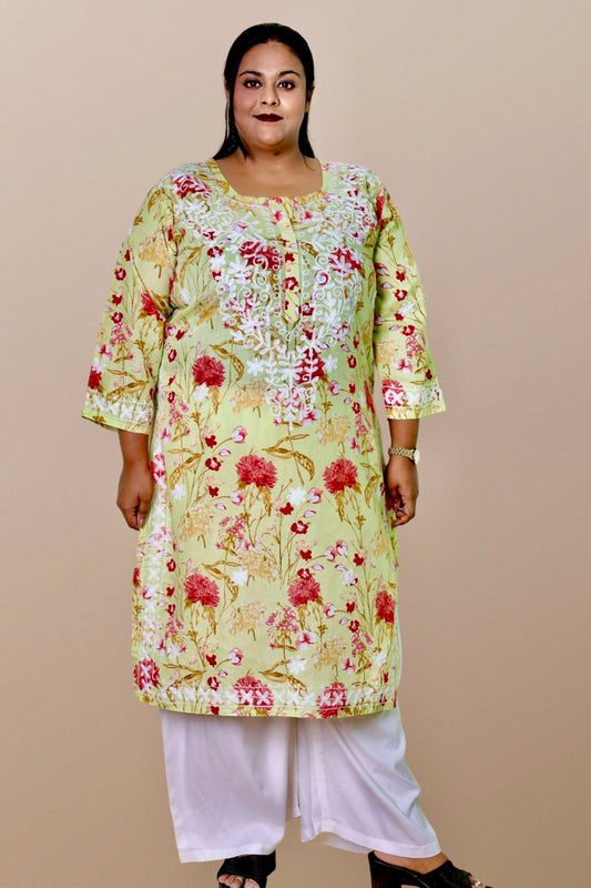 plus size kurta for women 10xl,11xl,12xl,13xl,14xl,15xl
chikankari kurta women embroidered aari work chikan kurti ethnic daily wear girls comfortable regular lakhnavi chicken kurty, 