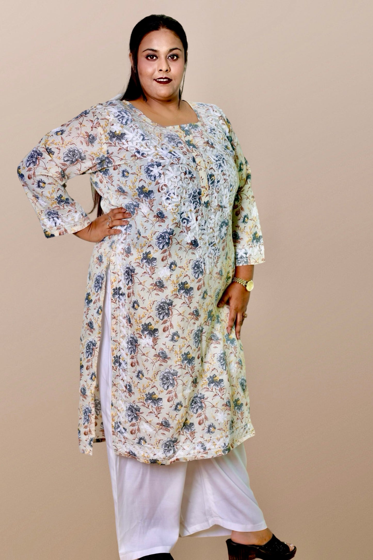 plus size kurta for women 10xl,11xl,12xl,13xl,14xl,15xl
chikankari kurta women embroidered aari work chikan kurti ethnic daily wear girls comfortable regular lakhnavi chicken kurty, 