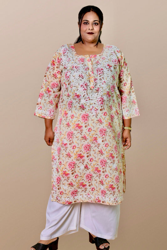 plus size kurta for women 10xl,11xl,12xl,13xl,14xl,15xl
chikankari kurta women embroidered aari work chikan kurti ethnic daily wear girls comfortable regular lakhnavi chicken kurty, 