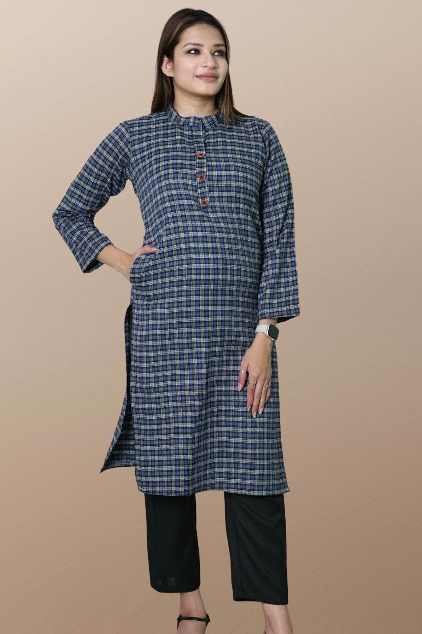 plus size winter wear kurta women woolen kurta 48 50 52 54 56 58 60 62 64 66 68 70 72 3xl 4xl 5xl 6xl 7xl 8xl 9xl 10xl 11xl 12xl 13xl 14xl 15xl warm woollen ethnic indian festival daily wear stylish ladies straight long comfortable curvy