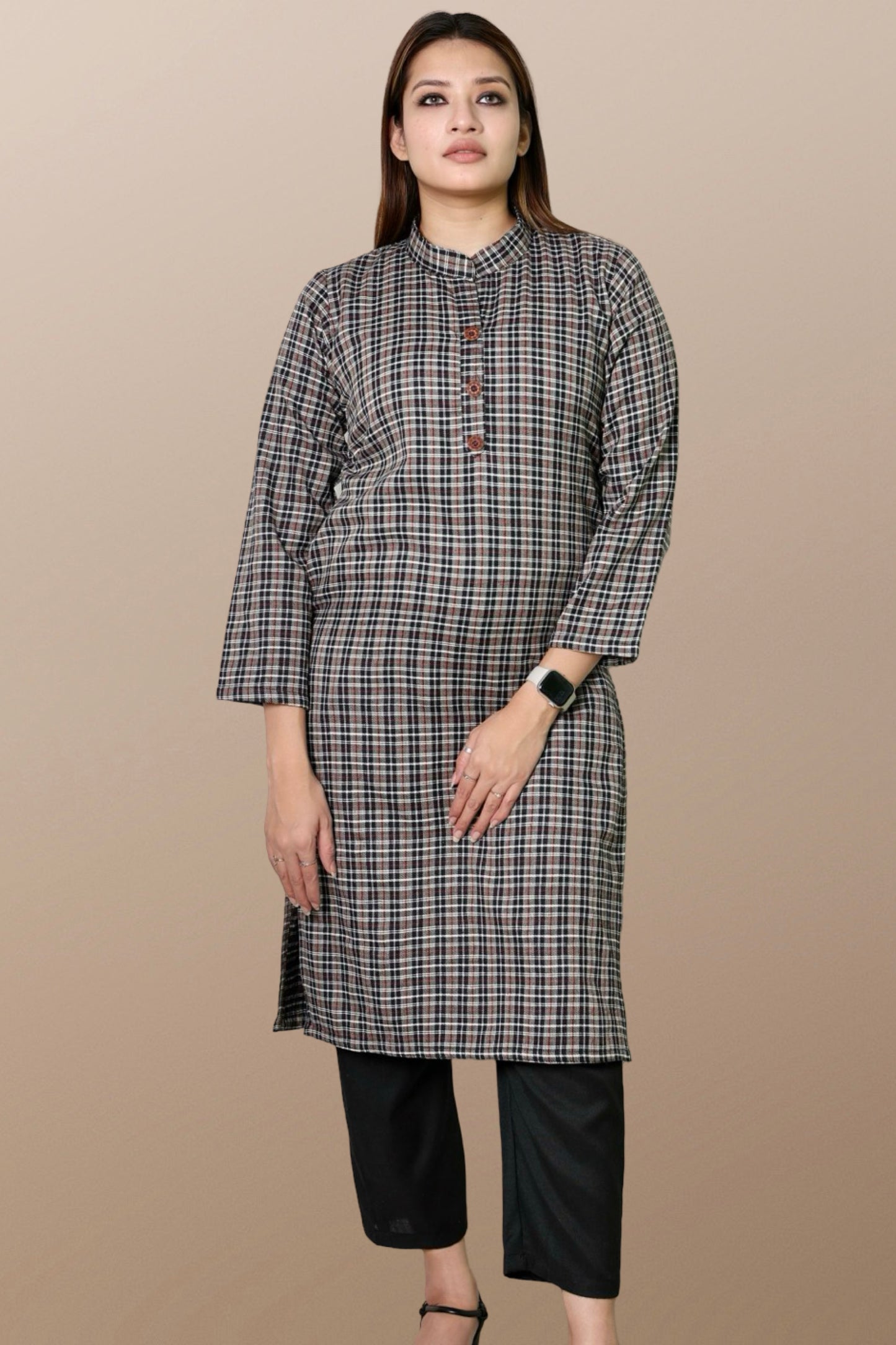 plus size winter wear kurta women woolen kurta 48 50 52 54 56 58 60 62 64 66 68 70 72 3xl 4xl 5xl 6xl 7xl 8xl 9xl 10xl 11xl 12xl 13xl 14xl 15xl warm woollen ethnic indian festival daily wear stylish ladies straight long comfortable curvy