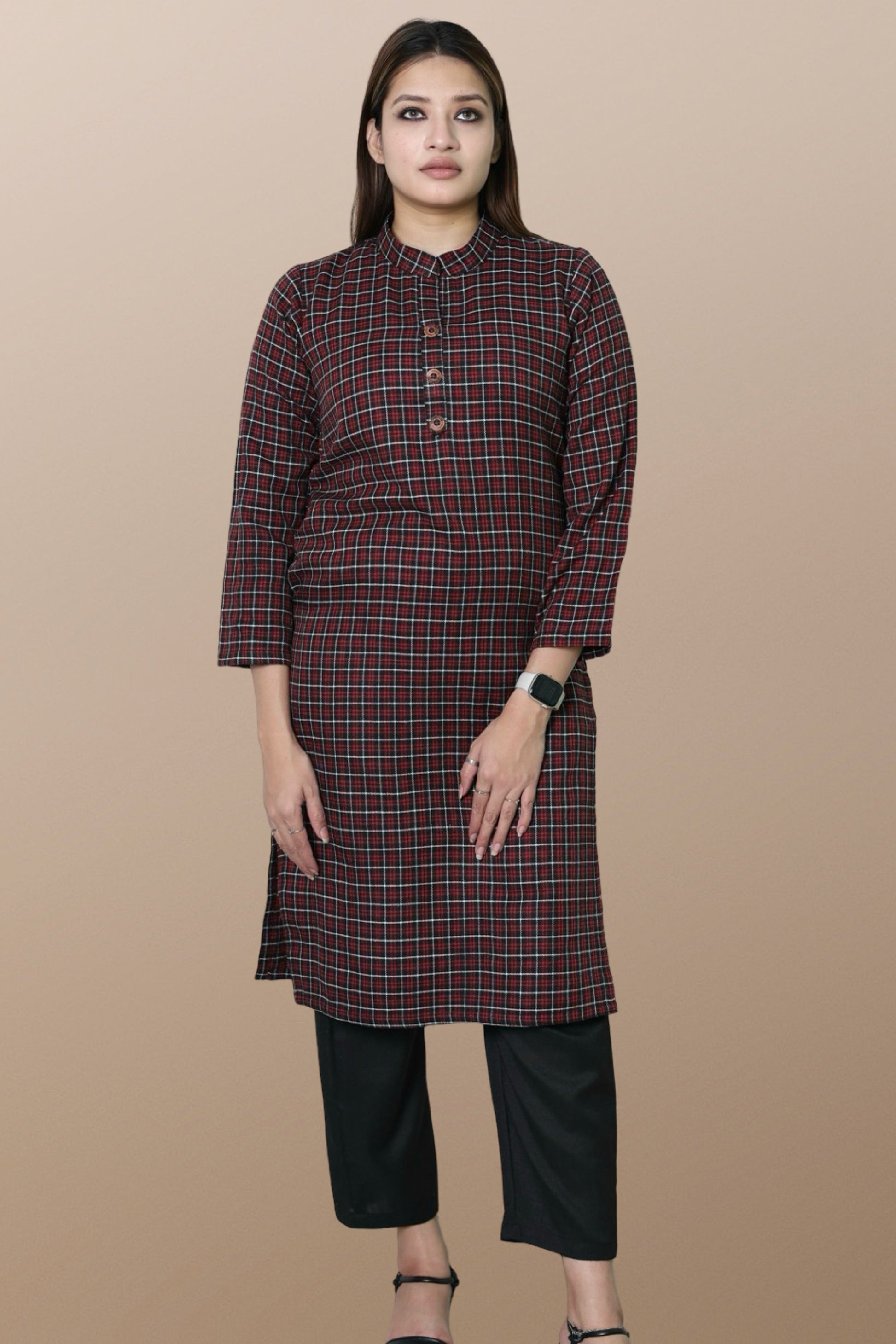 plus size winter wear kurta women woolen kurta 48 50 52 54 56 58 60 62 64 66 68 70 72 3xl 4xl 5xl 6xl 7xl 8xl 9xl 10xl 11xl 12xl 13xl 14xl 15xl warm woollen ethnic indian festival daily wear stylish ladies straight long comfortable curvy