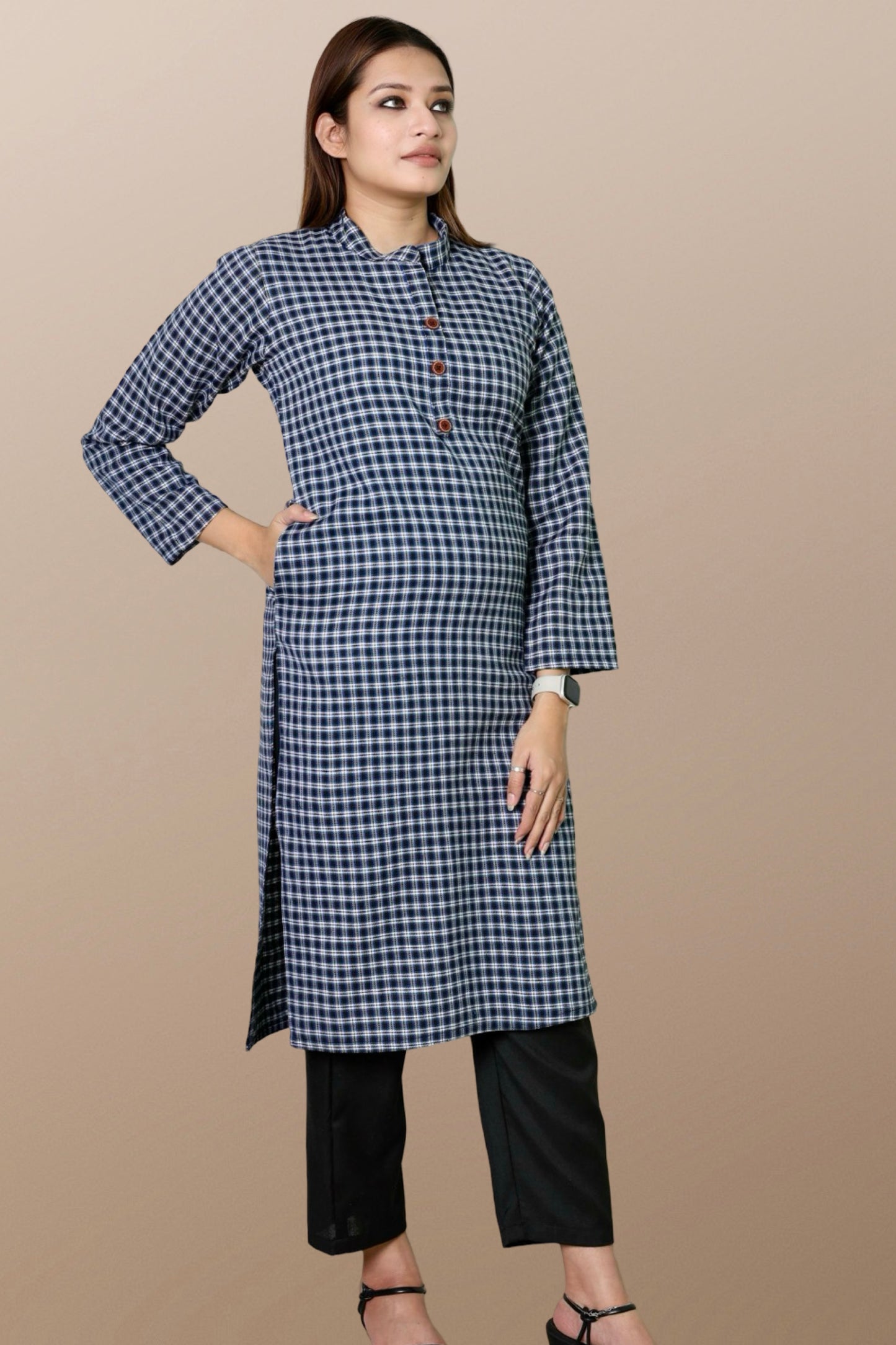 plus size winter wear kurta women woolen kurta 48 50 52 54 56 58 60 62 64 66 68 70 72 3xl 4xl 5xl 6xl 7xl 8xl 9xl 10xl 11xl 12xl 13xl 14xl 15xl warm woollen ethnic indian festival daily wear stylish ladies straight long comfortable curvy