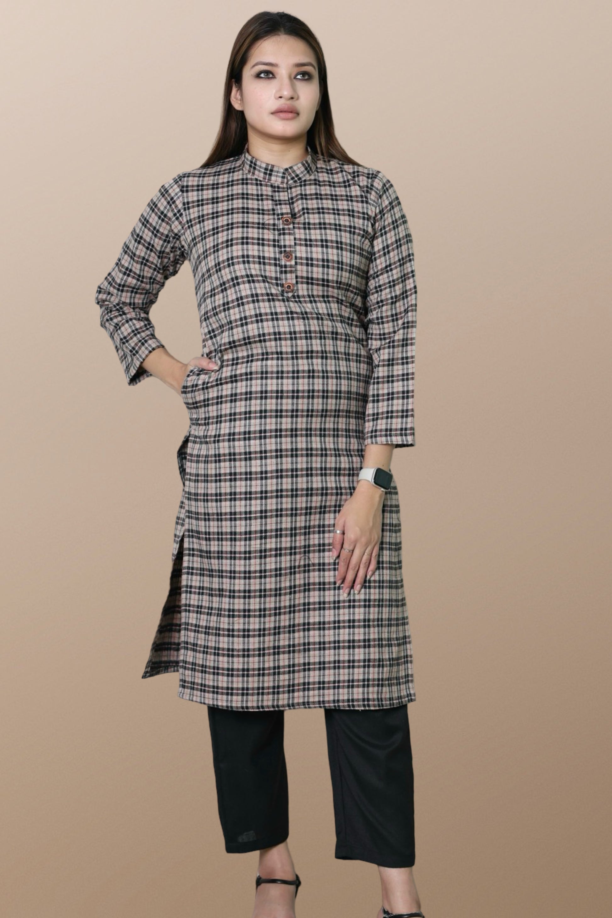 plus size winter wear kurta women woolen kurta 48 50 52 54 56 58 60 62 64 66 68 70 72 3xl 4xl 5xl 6xl 7xl 8xl 9xl 10xl 11xl 12xl 13xl 14xl 15xl warm woollen ethnic indian festival daily wear stylish ladies straight long comfortable curvy