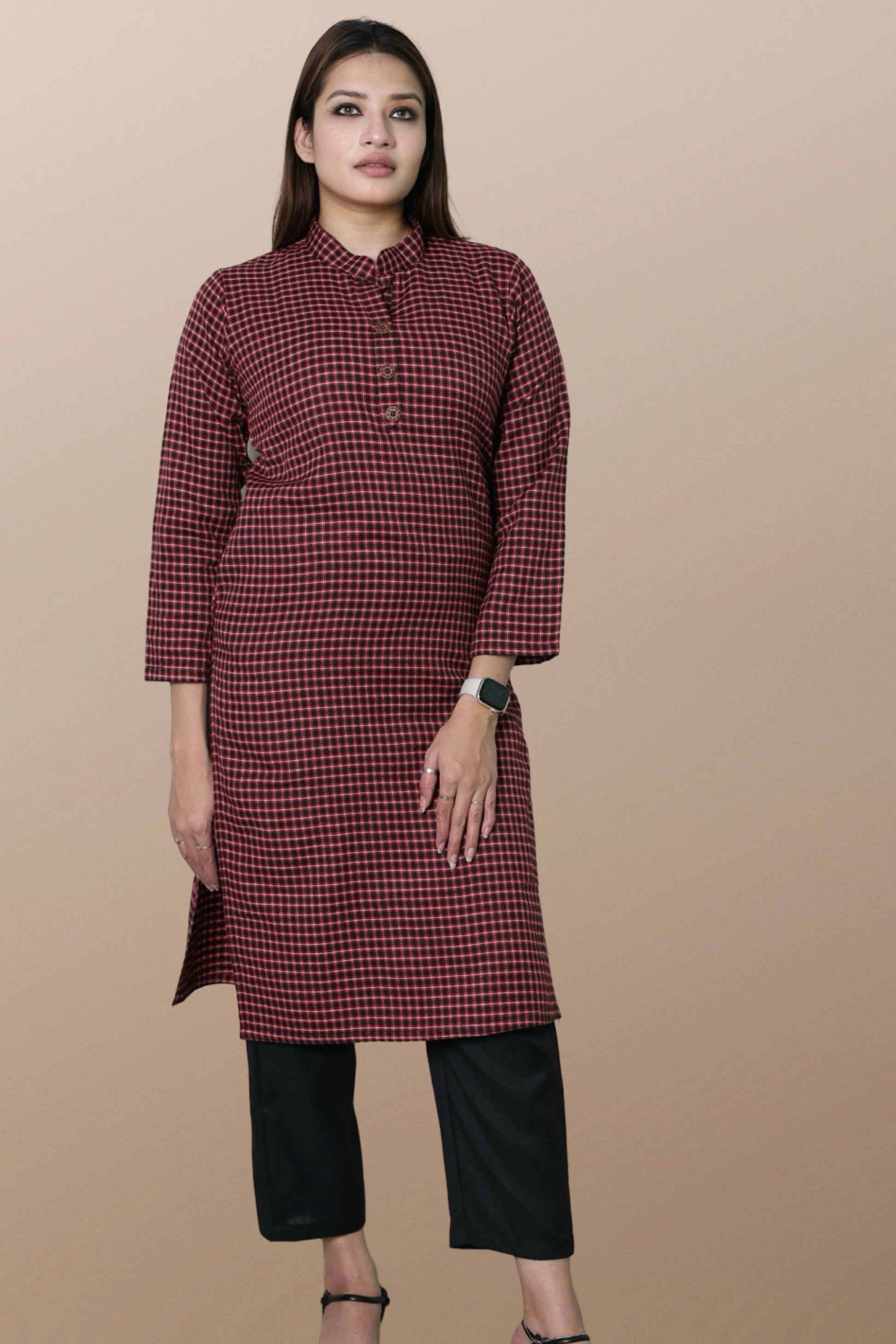 plus size winter wear kurta women woolen kurta 48 50 52 54 56 58 60 62 64 66 68 70 72 3xl 4xl 5xl 6xl 7xl 8xl 9xl 10xl 11xl 12xl 13xl 14xl 15xl warm woollen ethnic indian festival daily wear stylish ladies straight long comfortable curvy