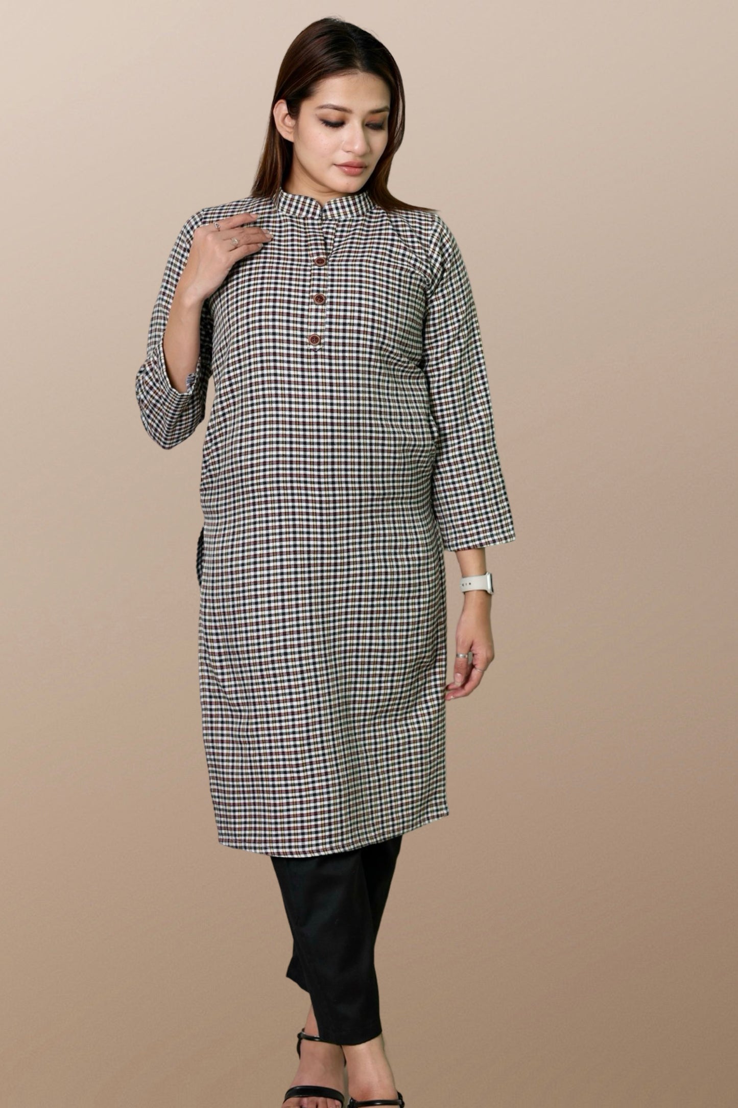 plus size winter wear kurta women woolen kurta 48 50 52 54 56 58 60 62 64 66 68 70 72 3xl 4xl 5xl 6xl 7xl 8xl 9xl 10xl 11xl 12xl 13xl 14xl 15xl warm woollen ethnic indian festival daily wear stylish ladies straight long comfortable curvy