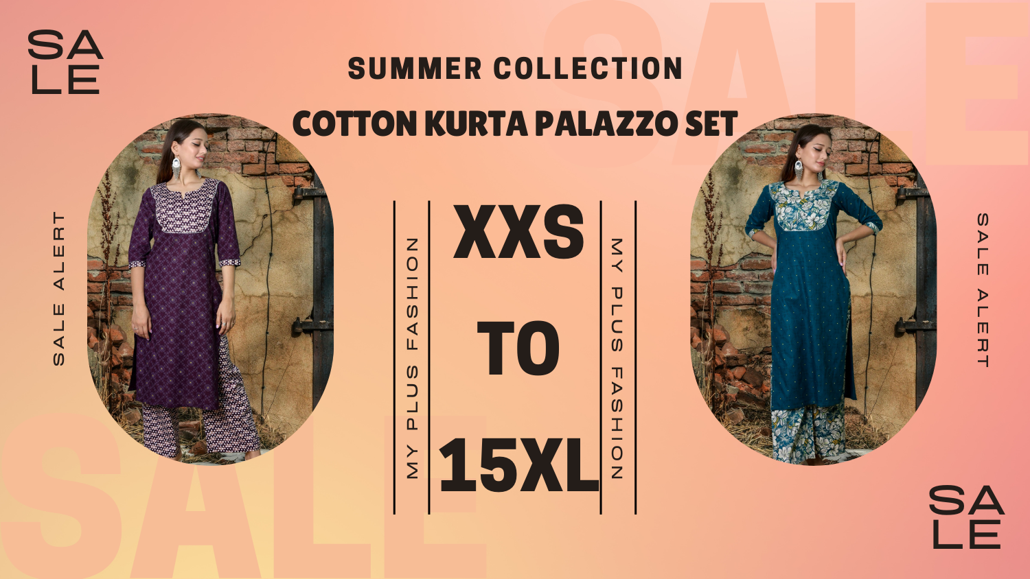 Plus Size Kurta Palazzo Set suit 8xl 9xl 10xl 11xl 12xl 13xl 14xl 15xl